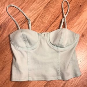 Cropped corset like top